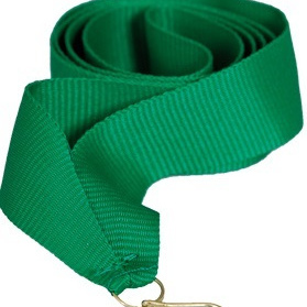 Лента для медали зеленая 22мм